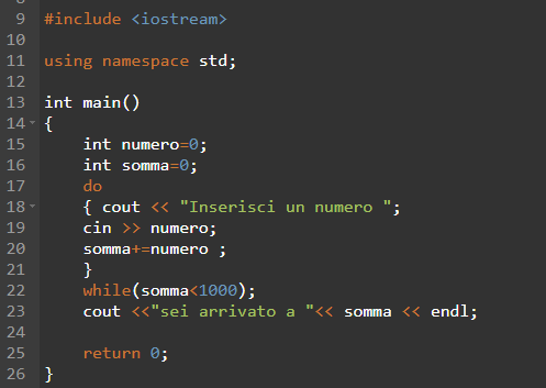 C++ : ciclo while e do..while
